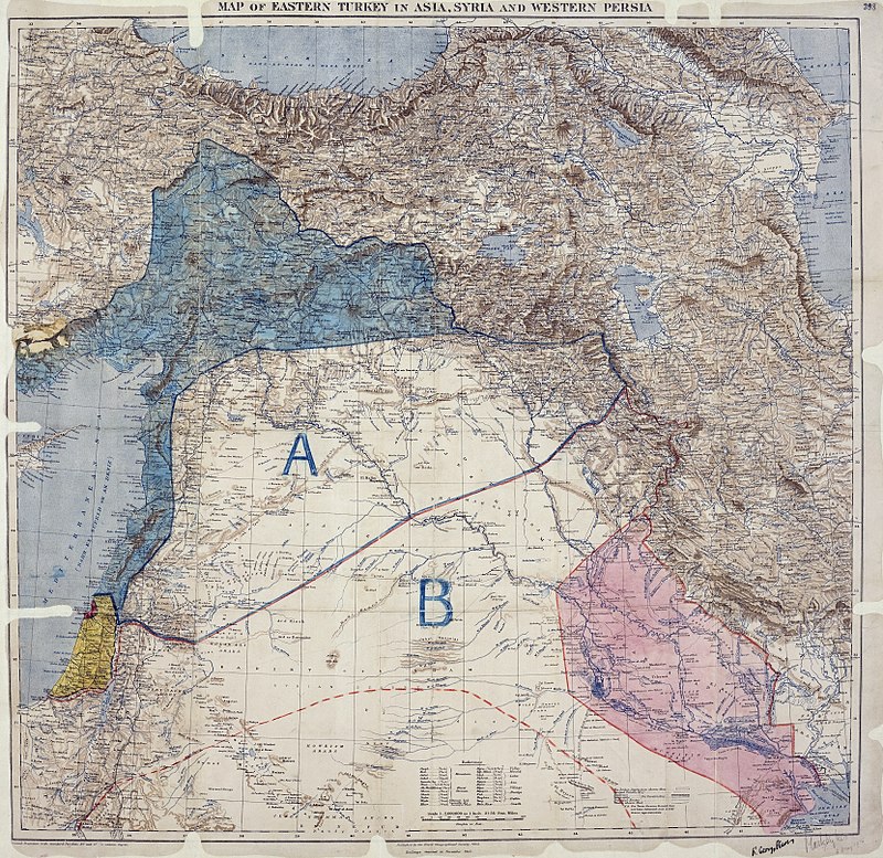 1916 (Sykes–Picot Agreement)