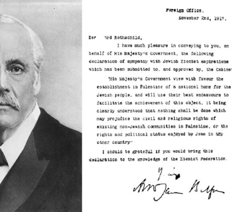 1917 (Balfour Declaration)